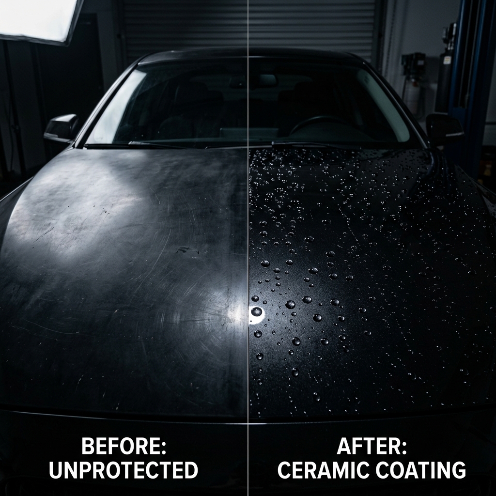 Ceramic Coating Water Beading
