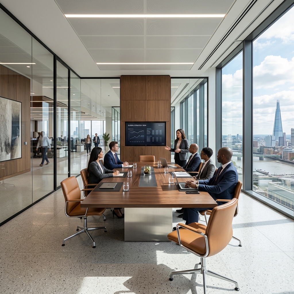 Luxury Commercial Office Tinted Windows