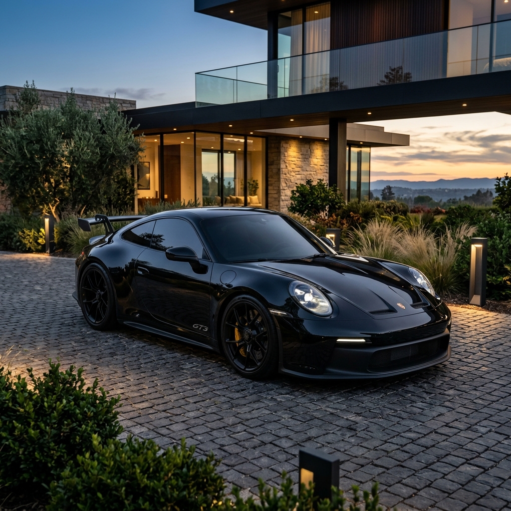 Tinted Porsche