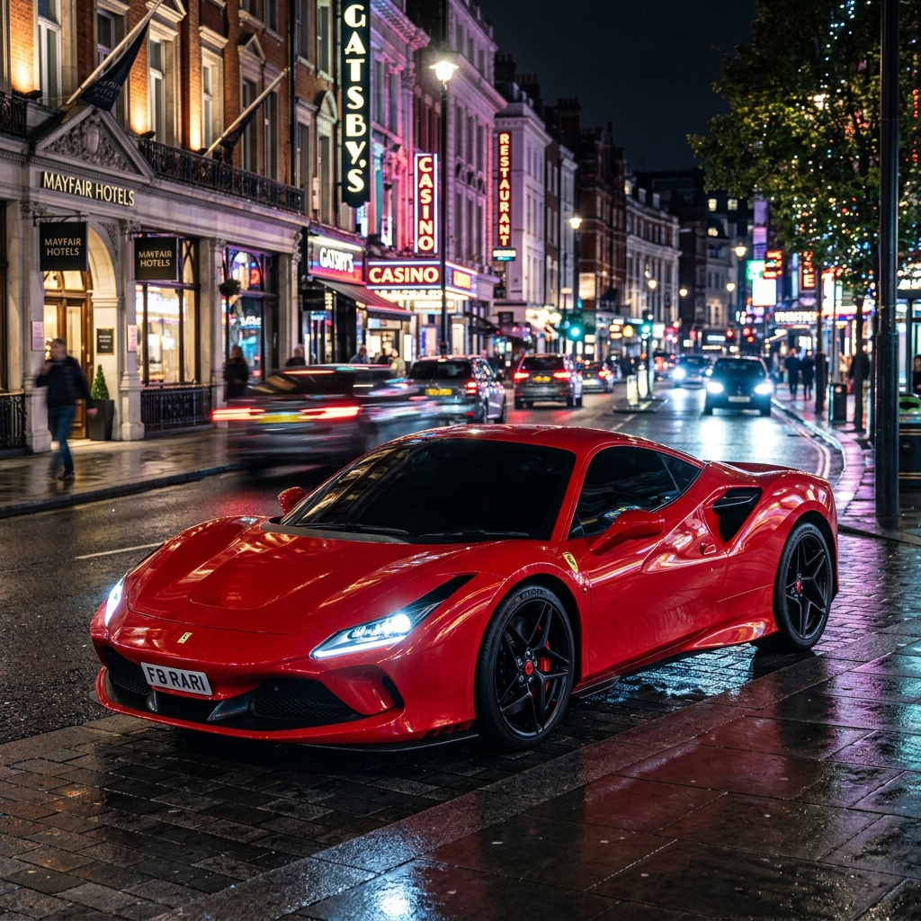 Tinted Ferrari
